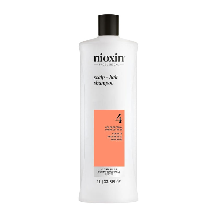 Nioxin System 4 Cleanser For Fine Hair Noticeably Thinning