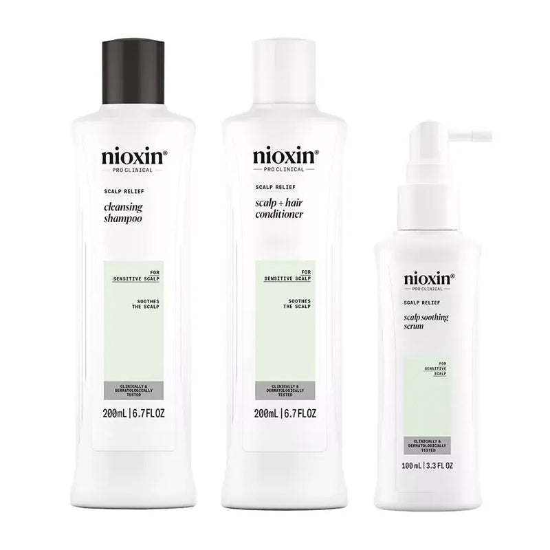 Nioxin Scalp Relief For Sensitive Scalp Kit - 3 Piece